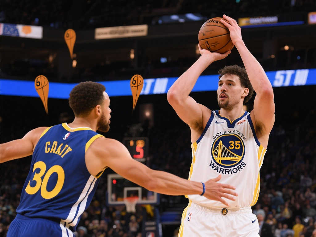 勇士新星2米13中锋惊艳:5三分化身库里最佳搭档 勇士新星2米13中锋惊艳:5三分化身库里最佳搭档